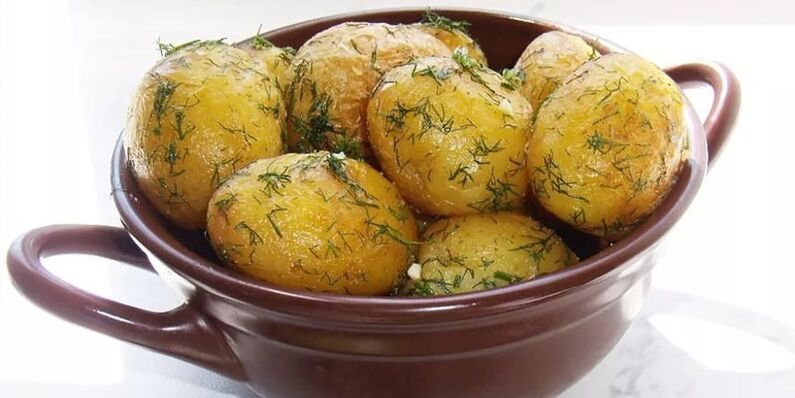 салмақ жоғалтуға арналған шөптермен пісірілген картоп